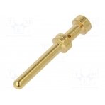 Contact; male; copper alloy; gold-plated; 1mm2; 18AWG; bulk; 16A 16A-GM-1.0 DEGSON ELECTRONICS