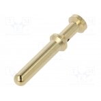 Contact; male; copper alloy; gold-plated; 2.5mm2; 14AWG; bulk; 40A 40A-GM-2.5 DEGSON ELECTRONICS