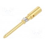 Contact; male; gold-plated; 2.5mm2; EPIC H-D 1.6; turned contacts 13162900 LAPP