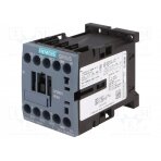 Contactor: 3-pole; NO x3; Auxiliary contacts: NO; 24VAC; 7A; 3RT20 3RT2015-1AB01 SIEMENS