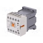 Contactor: 3-pole; NO x3; Auxiliary contacts: NO; 24VDC; 12A; IP20 GMD-12M-24VDC-1A LS ELECTRIC