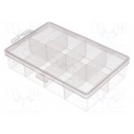 Container: collective; with partitions; polypropylene NB-BOX8 NEWBRAND