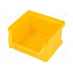 Container: cuvette; plastic; yellow; 102x100x60mm W-456202 ALLIT AG