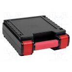 Container: transportation case; ABS; black,red; 256x240x94mm NB-45-29 NEWBRAND