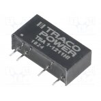 Converter: DC/DC; 1W; Uin: 10.8÷13.2V; Uout: 5VDC; Iout: 200mA; SIP7 TBA1-1211HI TRACO POWER
