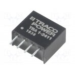 Converter: DC/DC; 1W; Uin: 21.6÷26.4V; Uout: 5VDC; Iout: 200mA; SIP4 TBA1-2411 TRACO POWER