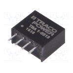 Converter: DC/DC; 1W; Uin: 4.5÷5.5V; Uout: 15VDC; Iout: 65mA; SIP4 TBA1-0513 TRACO POWER