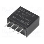 Converter: DC/DC; 1W; Uin: 4.5÷5.5V; Uout: 5VDC; Iout: 200mA; SIP4 ROE-0505S RECOM