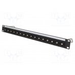 Coupler; patch panel; BNC socket,both sides; RACK; 75Ω; screw CP30170 CLIFF