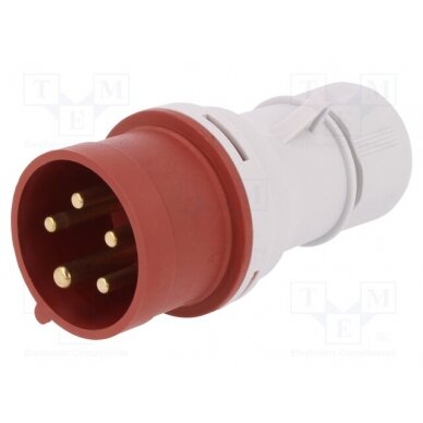Connector: AC supply 3-phase; plug; male; 16A; 400VAC; IEC 60309 PB.1030 PAWBOL 1