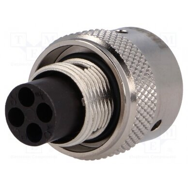 Connector: circular; RT360; plug; male; for cable; PIN: 4; straight RT0610-4PNH AMPHENOL 1