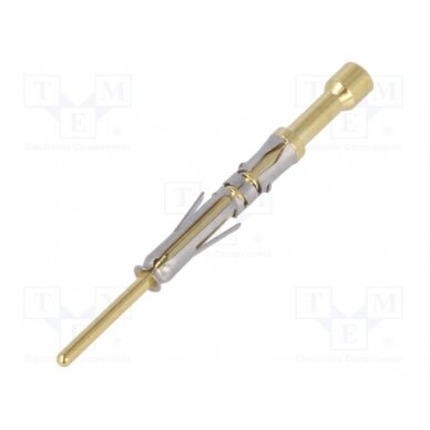 Contact; male; 20; gold flash; 30AWG÷28AWG; bulk; crimped; 7.5A MP28W23F AMPHENOL 1