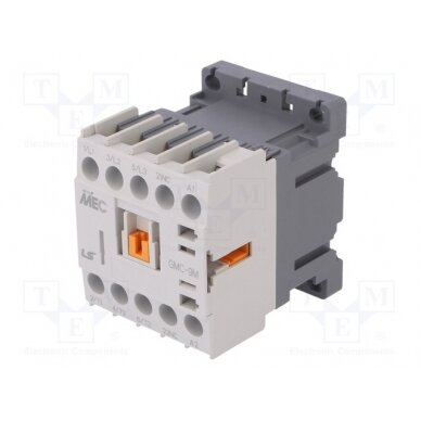 Contactor: 3-pole; NO x3; Auxiliary contacts: NC; 24VAC; 9A; W: 45mm GMC-9M-24VAC-1B LS ELECTRIC 1