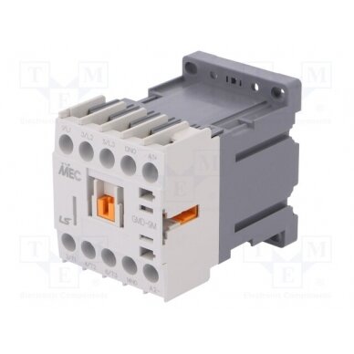 Contactor: 3-pole; NO x3; Auxiliary contacts: NO; 24VDC; 9A; W: 45mm GMD-9M-24VDC-1A LS ELECTRIC 1