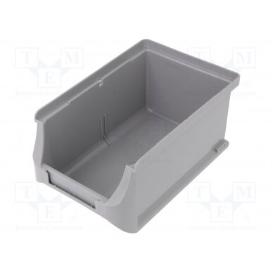 Container: cuvette; plastic; grey; 102x160x75mm; ProfiPlus Box 2 W-456222 ALLIT AG