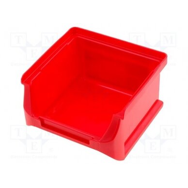 Container: cuvette; plastic; red; 102x100x60mm; ProfiPlus Box 1 W-456201 ALLIT AG