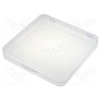 Container: single; polystyrene,polycarbonate; 121x121x14mm V5-124 LICEFA
