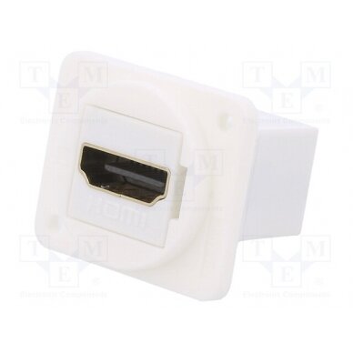 Coupler; HDMI socket,both sides; XLR standard; 19x24mm; FT CP30200GXW CLIFF 1