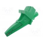 Crocodile clip; 20A; 1kVDC; green; Grip capac: max.25mm PJ5004-LM-IEC-G ELECTRO-PJP