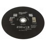 Cutting wheel; Ø: 230mm; Øhole: 22.2mm; Disc thick: 1.9mm; steel MW-4932479579 Milwaukee