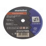 Cutting wheel; Ø: 230mm; Øhole: 22.2mm; Disc thick: 3mm; steel MTB.616127000 METABO