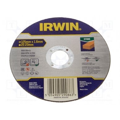 Cutting wheel; Ø: 125mm; Øhole: 22.23mm IRW-IW8082140 IRWIN 1