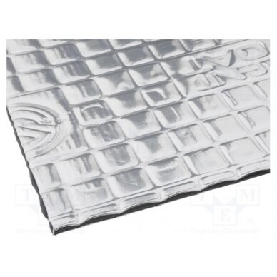 Damping mat; aluminium foil,butyl rubber; 750x540x2mm SC-M2-04 SILENT COAT