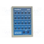 Decade box: capacitance; Number of ranges: 5; 0.0001uF÷11.111uF PKT-P3285 PEAKTECH