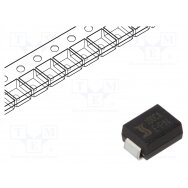 Diode: TVS; 600W; 111÷123V; 3.7A; bidirectional; ±5%; SMB; reel,tape P6SMBJ100CA-DIO DIOTEC SEMICONDUCTOR