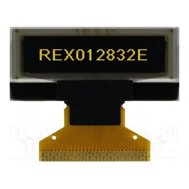 Display: OLED; graphical; 1.04"; 128x32; Dim: 33.4x14.5x1.65mm REX012832EYAP3N0 RAYSTAR OPTRONICS 1