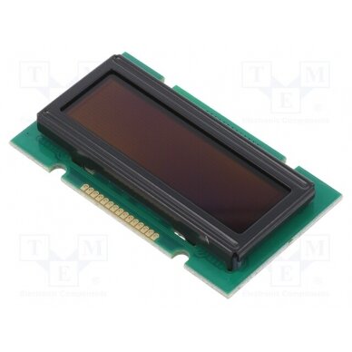Display: OLED; graphical; 1.7"; 76x16; white; 5VDC; Touchpad: none REG007616AWPP5N01 RAYSTAR OPTRONICS 1