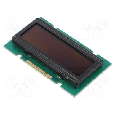 Display: OLED; graphical; 1.7"; 76x16; white; 5VDC; Touchpad: none REG007616AWPP5N01 RAYSTAR OPTRONICS
