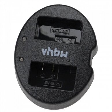 Maitinimo adapteris (kroviklis) foto - video kameros baterijoms Nikon EN-EL25 su USB kabeliu 3