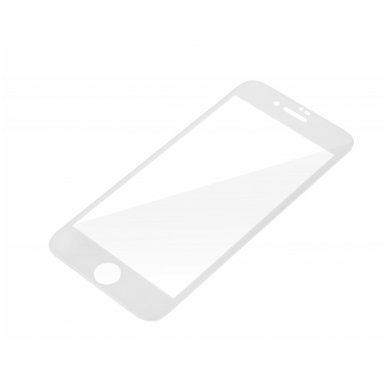 Ekrano apsauga (grūdintas stiklas) telefonui Apple iPhone 7 8 - baltas