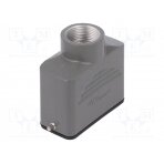 Enclosure: for HDC connectors; size 10A; for cable; for latch MX-93601-1176 MOLEX