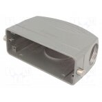 Enclosure: for HDC connectors; size 24B; for cable; for latch MX-93601-3722 MOLEX