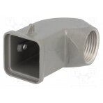 Enclosure: for HDC connectors; size 3A; for cable; for latch MX-93601-0687 MOLEX