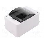 Enclosure: for modular components; IP30; wall mount; white; ABS PW-C.2027 PAWBOL