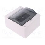 Enclosure: for modular components; IP30; wall mount; white; ABS PW-C.2031 PAWBOL