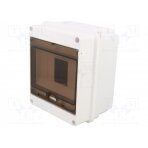 Enclosure: for modular components; IP40; white; No.of mod: 6 JX-S-6/40-IP40-WH JONEX