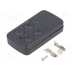 Enclosure: for remote controller; X: 35mm; Y: 65.5mm; Z: 13mm Z132G-ABS KRADEX