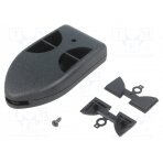 Enclosure: for remote controller; X: 38mm; Y: 72mm; Z: 15mm P-3/BK-BK MASZCZYK