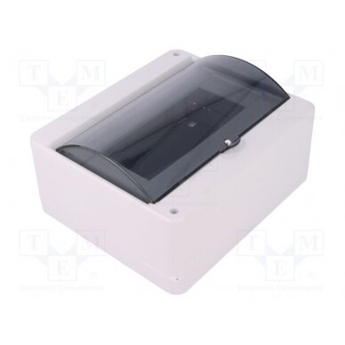 Enclosure: for modular components; IP30; wall mount; white; ABS PW-C.2025 PAWBOL 1
