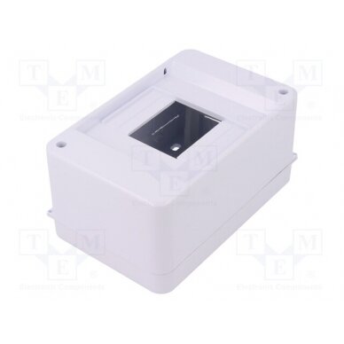 Enclosure: for modular components; IP30; white; No.of mod: 4; ABS PW-C.2062 PAWBOL 1