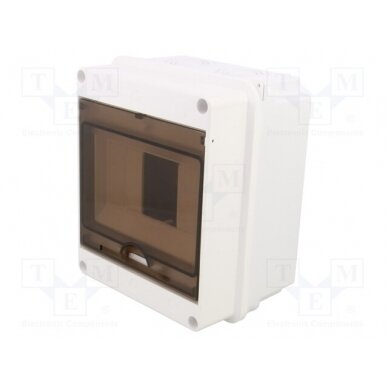 Enclosure: for modular components; IP40; white; No.of mod: 6 JX-S-6/40-IP40-WH JONEX 1