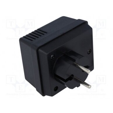Enclosure: for power supplies; vented; X: 62mm; Y: 73mm; Z: 48mm; ABS KM-48 MASZCZYK 1