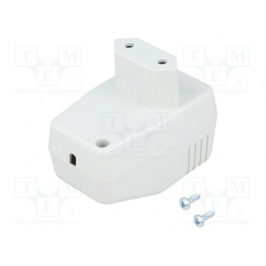 Enclosure: for power supplies; X: 40mm; Y: 66mm; Z: 40mm; ABS; grey KM-46N/GY MASZCZYK 1