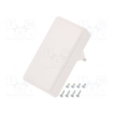 Enclosure: for power supplies; X: 78.5mm; Y: 40mm; Z: 21mm; ABS PP053W SUPERTRONIC 1