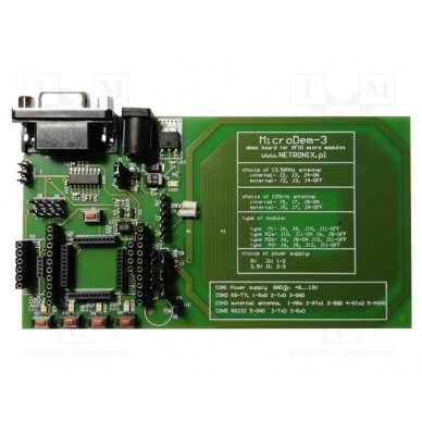 Expansion board; RS232; 128x70mm; 8÷13VDC; DC,RS232 MICRODEM3 NETRONIX 1