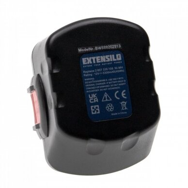 Baterija (akumuliatorius) elektriniam įrankiui Bosch GSR 12-1 12.0V 3300mAh 1